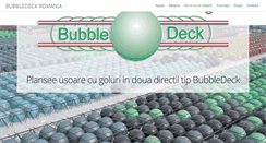 Desktop Screenshot of bubbledeck.ro